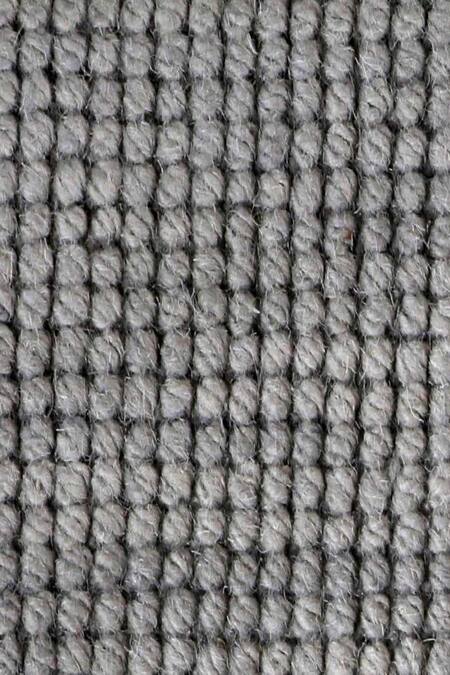 Shop Kaleen India Silver 100% Wool Handwoven Rectangular-shaped Solid Rug Shop_Kaleen India_Silver 100% Wool Handwoven Rectangular-shaped Solid Rug