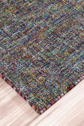 Buy_Kaleen India_Multi Color 80% Wool And 20% Viscose Confetti Abstract Pattern Octagon-shaped Rug_Online_at_Aza_Fashions