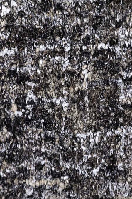 Shop_Kaleen India_Black 80% Wool And 20% Viscose Hand Ebony Abstract Pattern Rectangular-shaped Rug