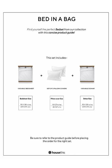 Shop House This Yellow 100% Cotton Printed Kullu Patti Double Bed Set Shop_House This_Yellow 100% Cotton Printed Kullu Patti Double Bed Set