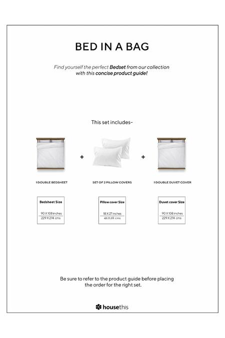 Shop House This Grey 100% Cotton Printed Sanchi Double Bed Set Shop_House This_Grey 100% Cotton Printed Sanchi Double Bed Set