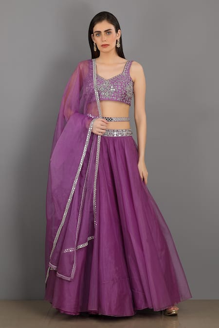 Asaga Embroidered Lehenga Set 