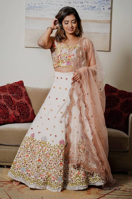 Shloka Sudhakar Embroidered Bridal Lehenga Set 