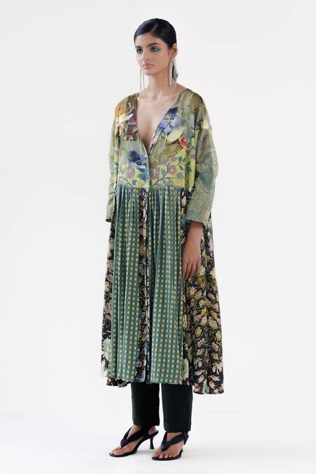 Yavi Maren Floral Print Dress 