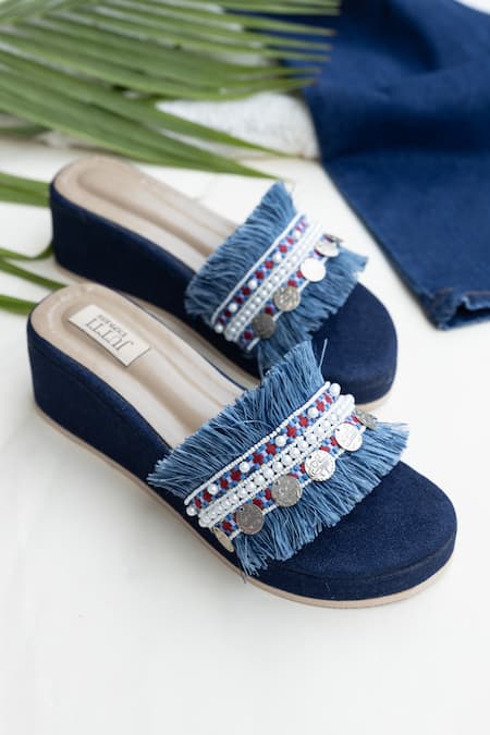 Jutti Express Thread Fringed Wedges 