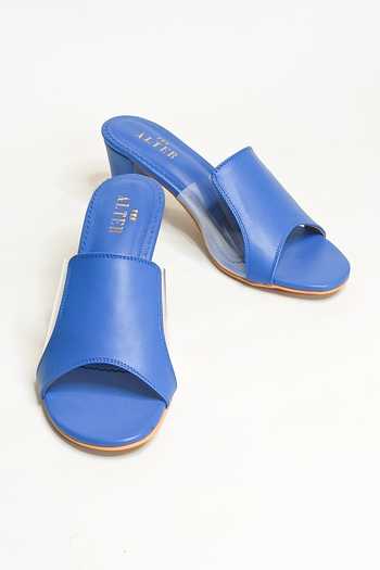 Buy The Alter Blue Chloe Solid Block Heels Online at Aza Fashions Buy_The Alter_Blue Chloe Solid Block Heels _Online_at_Aza_Fashions