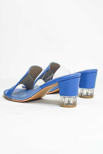The Alter Blue Chloe Solid Block Heels at Aza Fashions The Alter_Blue Chloe Solid Block Heels _at_Aza_Fashions
