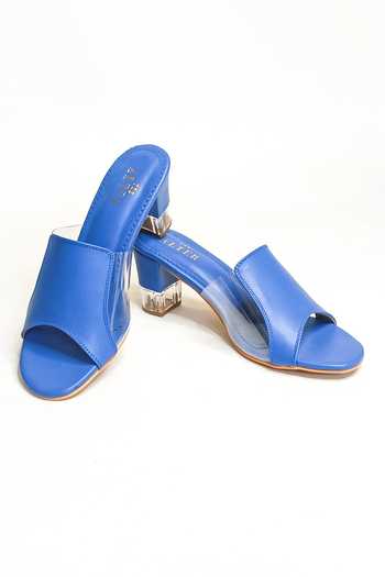 Buy The Alter Blue Chloe Solid Block Heels Buy_The Alter_Blue Chloe Solid Block Heels