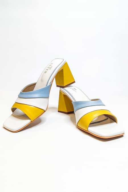 Shop_The Alter_White Cassie Color Blocked Heels 