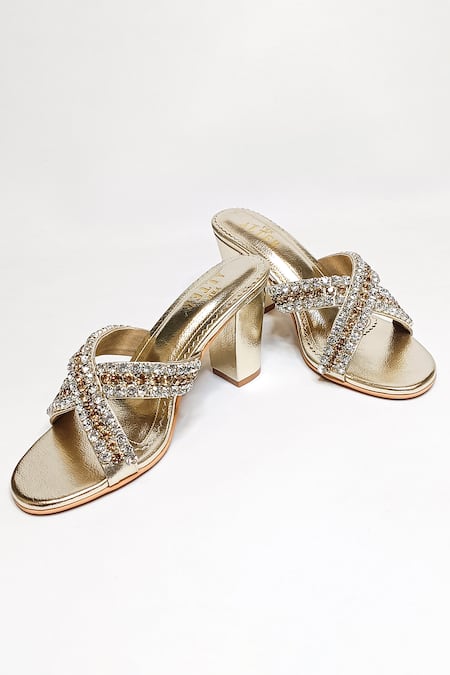 Women's Rhinestone Pumps | Chunky Sandals-Dream Pairs