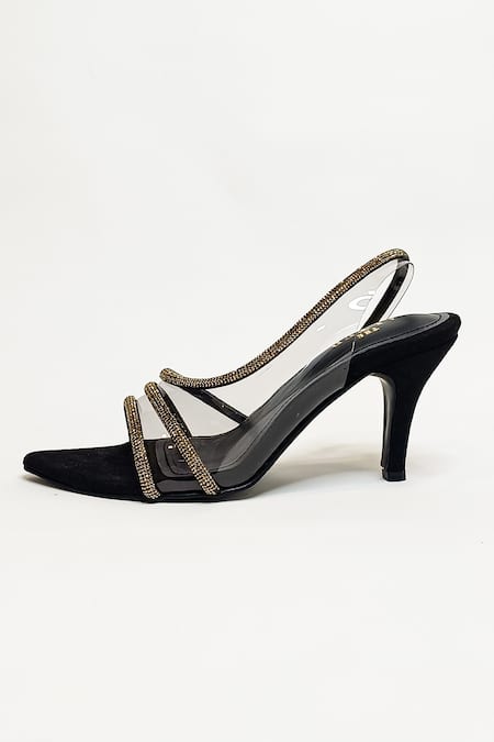 Shop_The Alter_Black Stones Alayna Embellished Stilettos _Online_at_Aza_Fashions