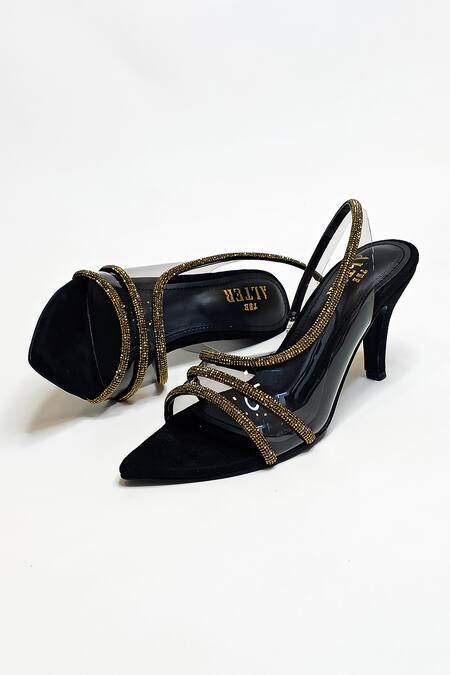 Buy_The Alter_Black Stones Alayna Embellished Stilettos 