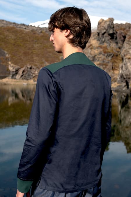 Dash And Dot Color Block Pattern Tee 