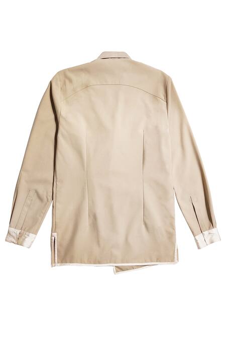Buy Dash And Dot Brown Viscose, Polyester Side Tie-up Jacket With Pant Online at Aza Fashions Buy_Dash And Dot_Brown Viscose, Polyester Side Tie-up Jacket With Pant _Online_at_Aza_Fashions