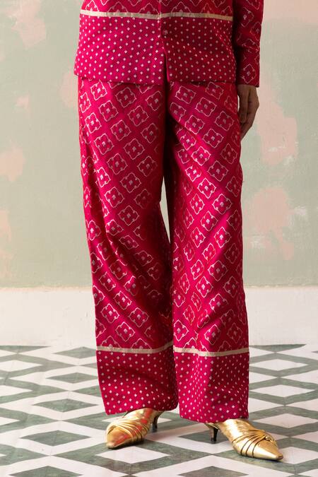 Taisha Maroon Silk, Tissue Diamonds Collared Flowery Jaal Shirt With Pant Online at Aza Fashions Taisha_Maroon Silk, Tissue Diamonds Collared Flowery Jaal Shirt With Pant _Online_at_Aza_Fashions