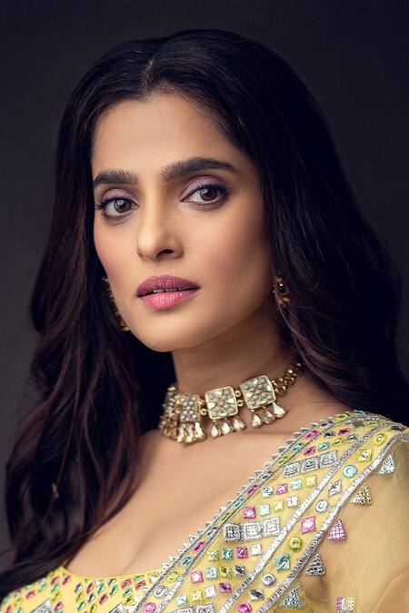 Bblingg Gold Plated Crystals, Pearls Viana Mini Embellished Choker Set at Aza Fashions Bblingg_Gold Plated Crystals, Pearls Viana Mini Embellished Choker Set _at_Aza_Fashions