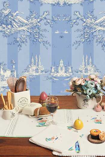 Buy DE Chevalerie EN Rouge Off White Organic Cotton Digital Printed Tea Dessert Table Napkins at Aza Fashions Buy_DE Chevalerie EN Rouge_Off White Organic Cotton Digital Printed Tea Dessert Table Napkins_at_Aza_Fashions