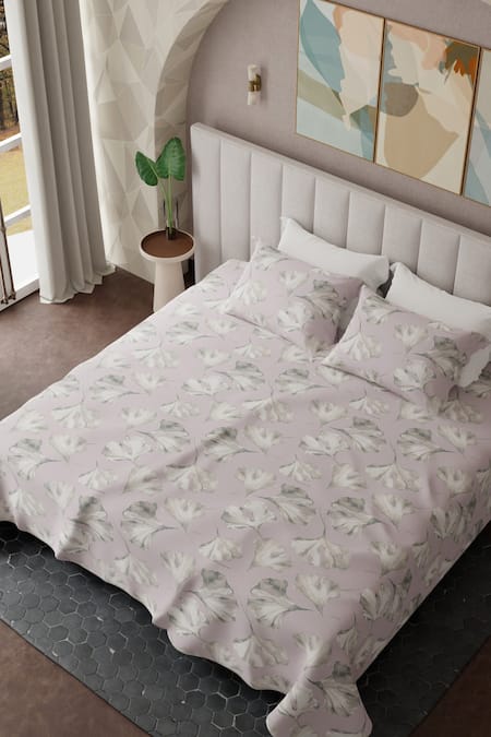 Houmn Jubilee Cotton Flower Print Bedsheet Set 