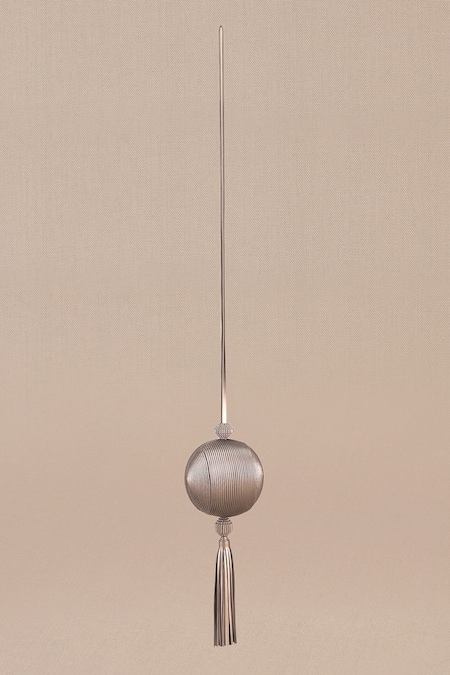 Shop_Ampm_Silver Sukoon Abstract Sling Bag _Online_at_Aza_Fashions