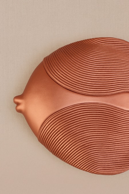 Buy_Ampm_Brown Kudrat Abstract Pattern Handle Bag _Online_at_Aza_Fashions