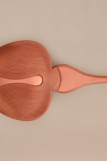 Shop_Ampm_Brown Kudrat Abstract Pattern Handle Bag _Online_at_Aza_Fashions