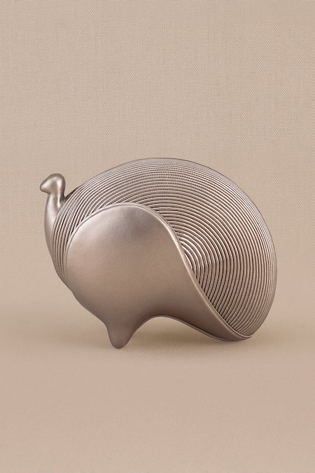 Buy_Ampm_Silver Nazma Abstract Clutch _Online_at_Aza_Fashions