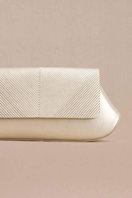 Shop_Ampm_Off White Azra Abstract Pattern Clutch _Online_at_Aza_Fashions