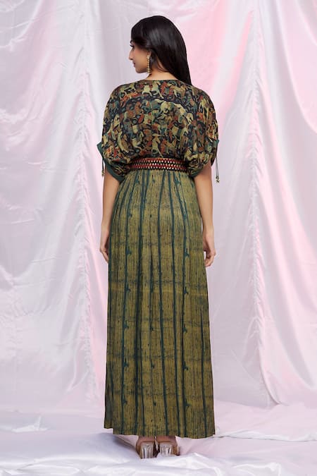 Punit Balana Printed Maxi Kaftan Dress 
