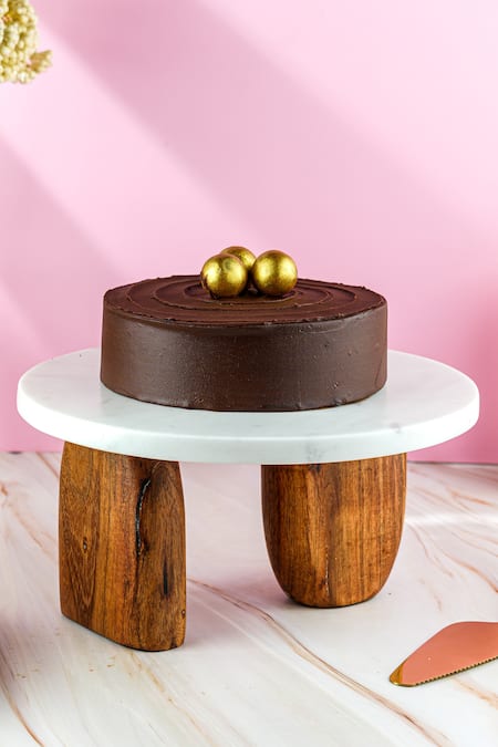 Beech Wood Cake Stand | Decorative Wood Stand