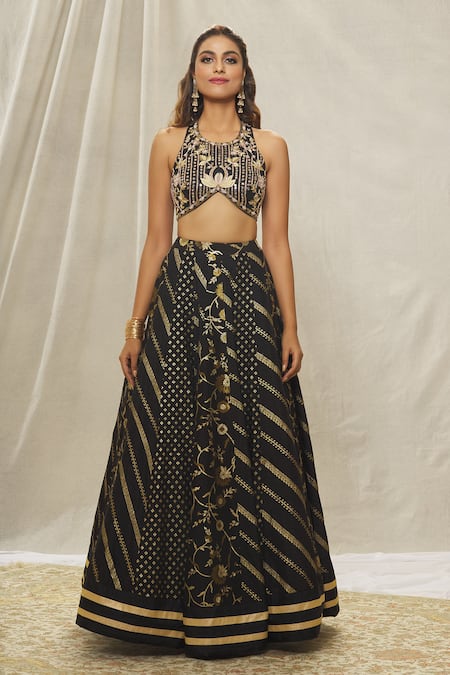 Crop Top & Skirt Lehengas - Contemporary Chic for Modern Women - Seasons  India