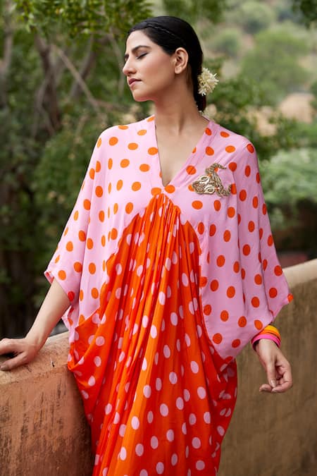 Polka dot clearance kaftan