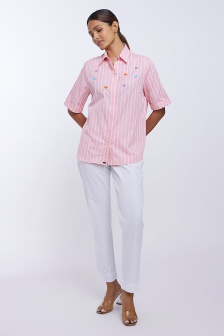 PALLAVI SWADI Pinstripe Shirt 