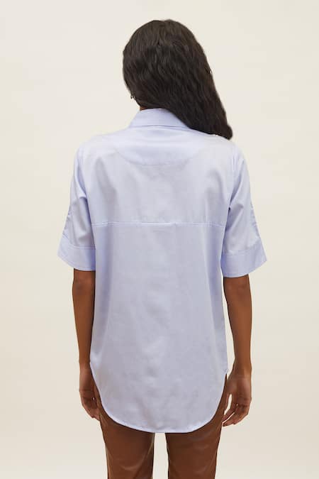 Pallavi Swadi Dragonfly Swarovski Hand Embellished Shirt 