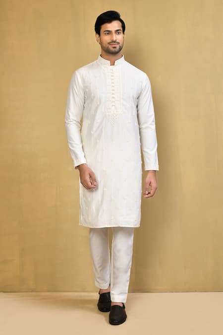 Arihant Rai Sinha Straight Embroidered Kurta & Pant Set 