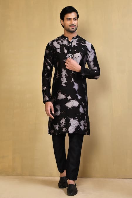 Arihant Rai Sinha Cloud Pattern Tie-Dye Kurta & Pant Set 