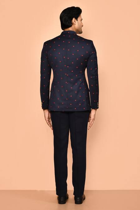 Nayantara Couture Polka Embroidered Bandhgala Pant Set 