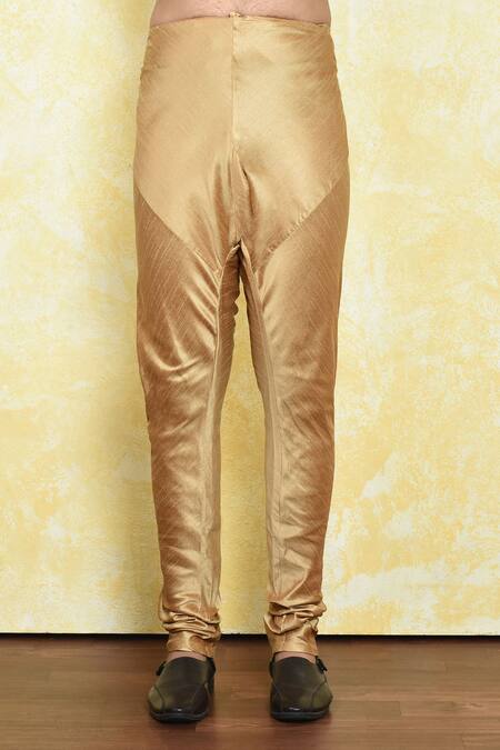 Arihant Rai Sinha_Green Silk Embroidery Leaf Placket Kurta Set _Online_at_Aza_Fashions