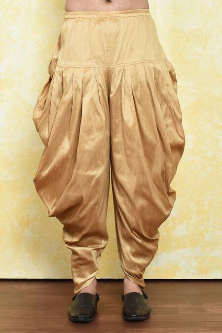 Arihant Rai Sinha_Beige Silk Embroidery Swirl Kurta Set_Online_at_Aza_Fashions