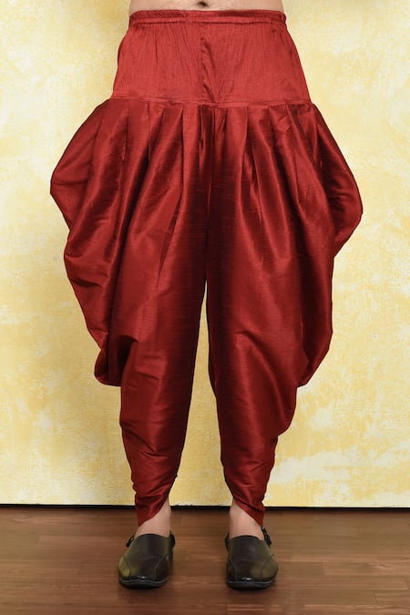 Arihant Rai Sinha_Cream Silk Embroidery, Mirrors Collar Thread Kurta And Patiala Pant Set _Online_at_Aza_Fashions