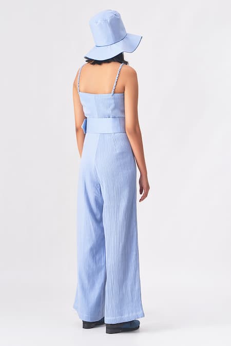 Cross A Line Nora Textured Jumpsuit 