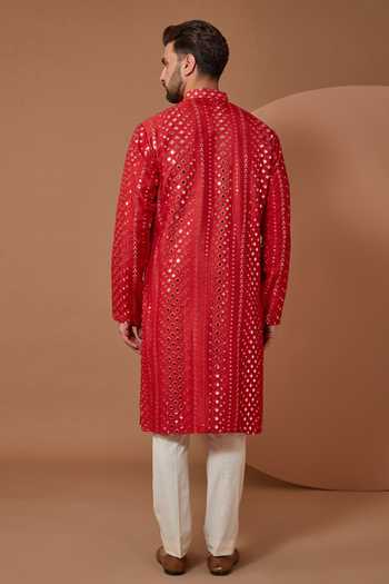 Kasbah Thread Work Kurta & Pant Set 