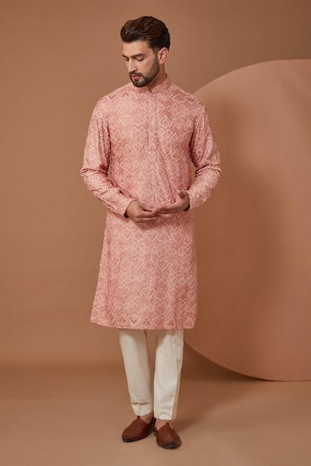 Kasbah Thread Work Kurta & Pant Set 