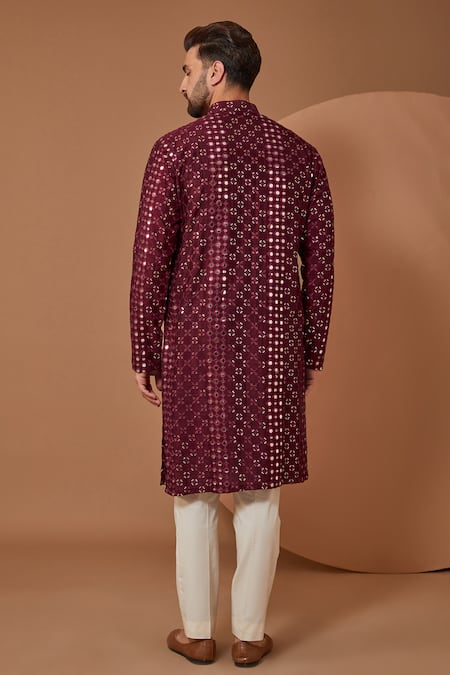 Kasbah Mirror Work Kurta & Pant Set 