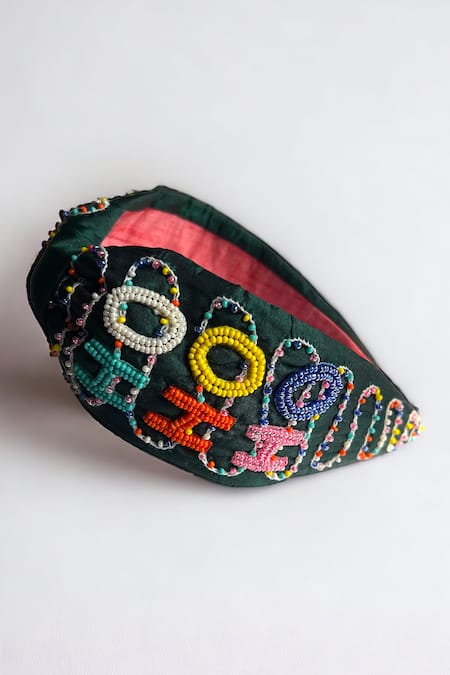 Choko Santas Xmas Turban Embellished Hair Band 