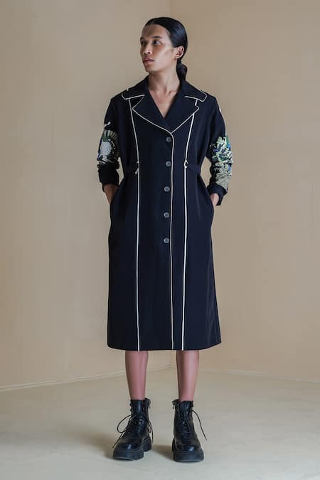 Anurag Gupta Germ Print Coat Dress 