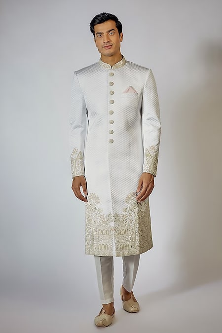 RNG Safawala Thread Work Sherwani Set 