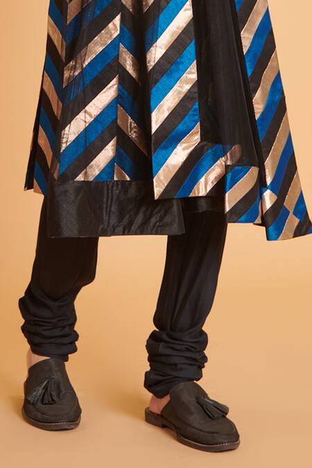 Buy Siddartha Tytler Blue Taffeta, Rayon, Net Chevron Pattern Sherwani Churidar Set Online at Aza Fashions Buy_Siddartha Tytler_Blue Taffeta, Rayon, Net Chevron Pattern Sherwani Churidar Set _Online_at_Aza_Fashions