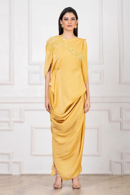 Megha Garg Applique Embellished Gown 