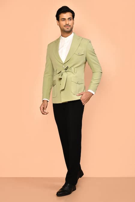 Aryavir Malhotra Patch Pocket Jacket 