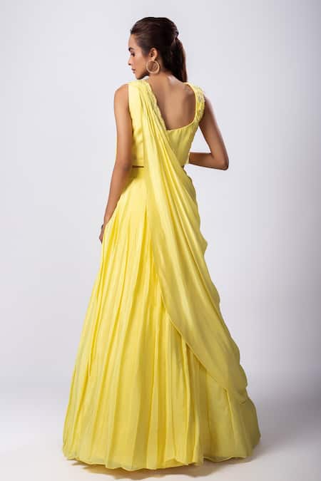 Smriti By Anju Agarwal Maisie Embroidered Lehenga Set 